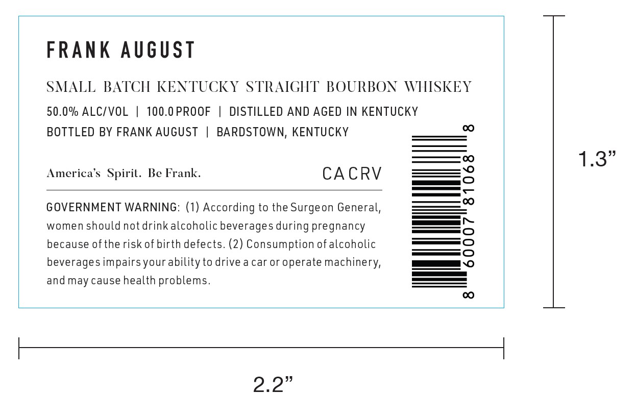 Frank August label