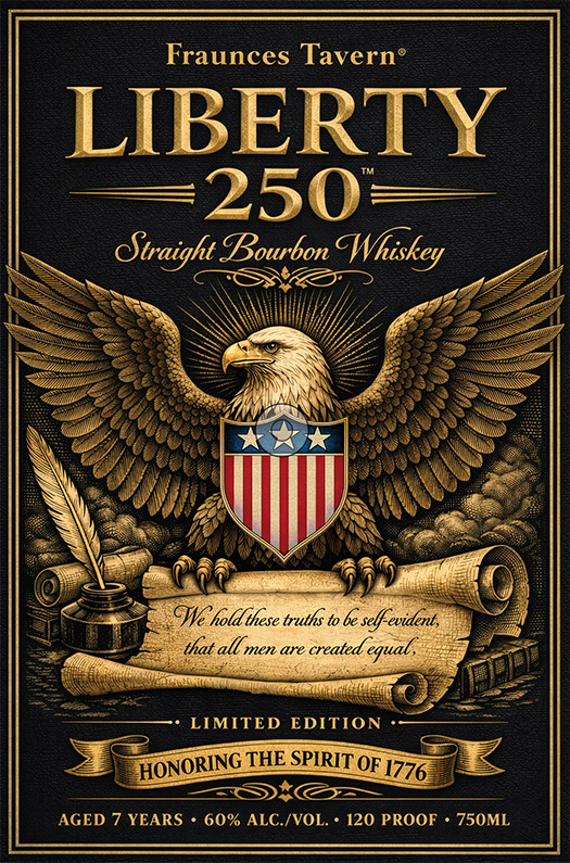 Fraunces Tavern Liberty 250 label