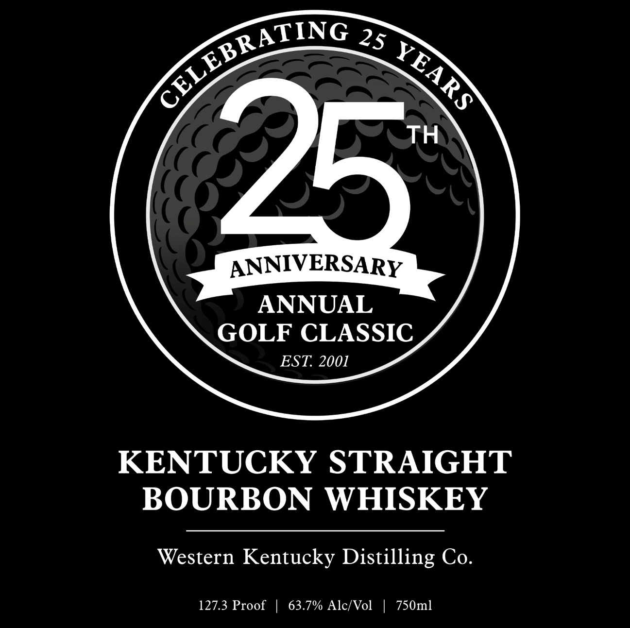 25TH Anniversary Golf Classic label
