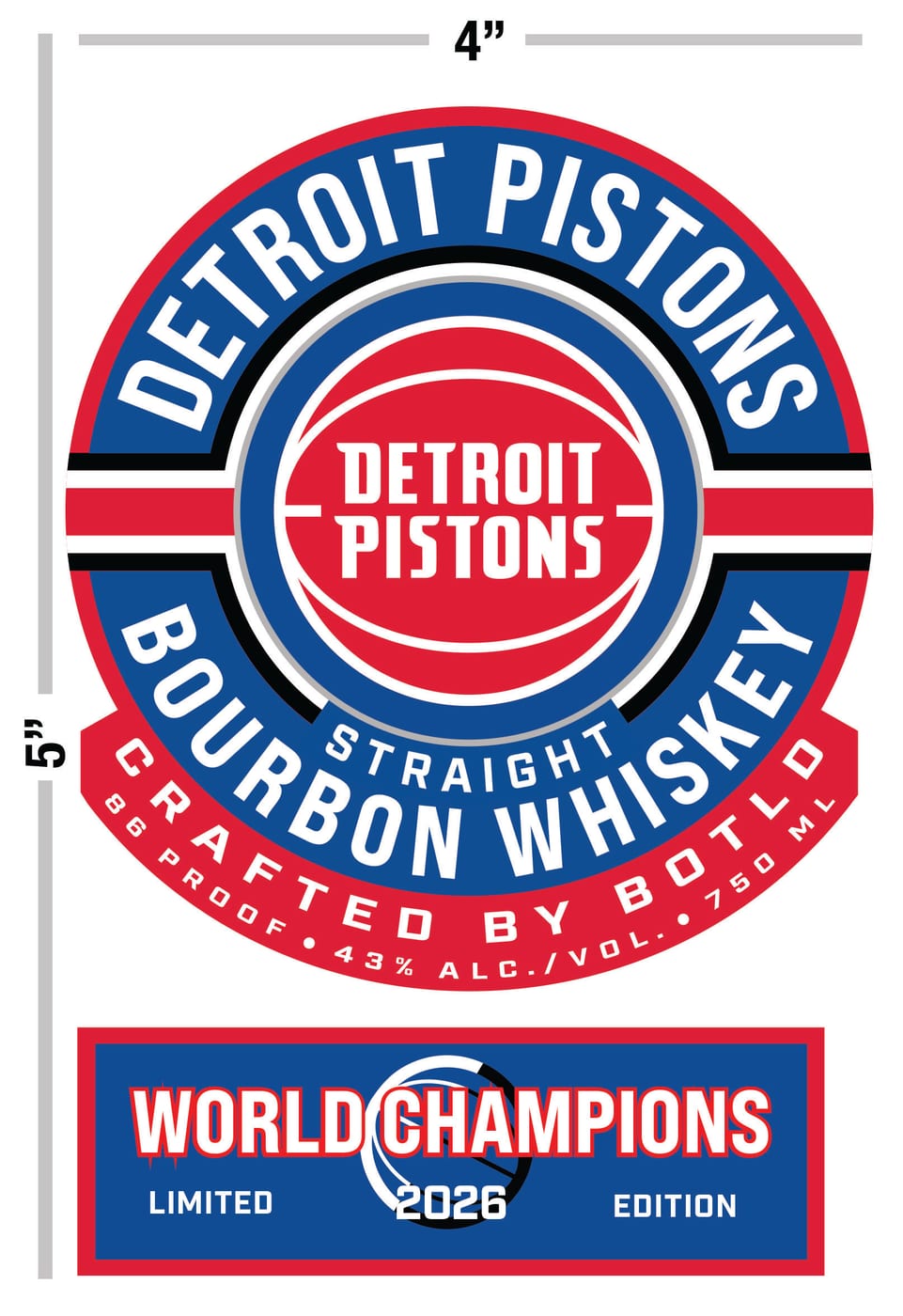 Detroit Pistons label