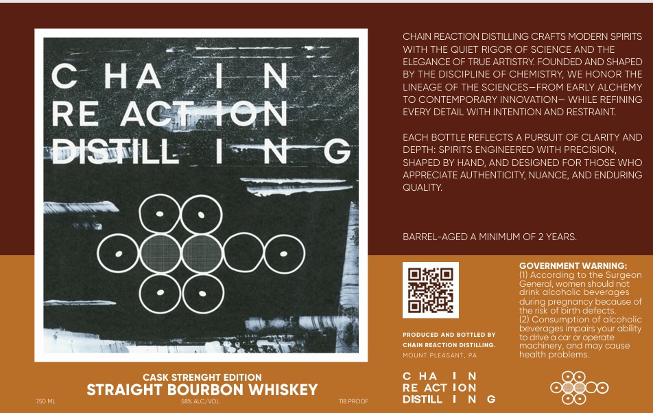Chain Reaction Distilling label