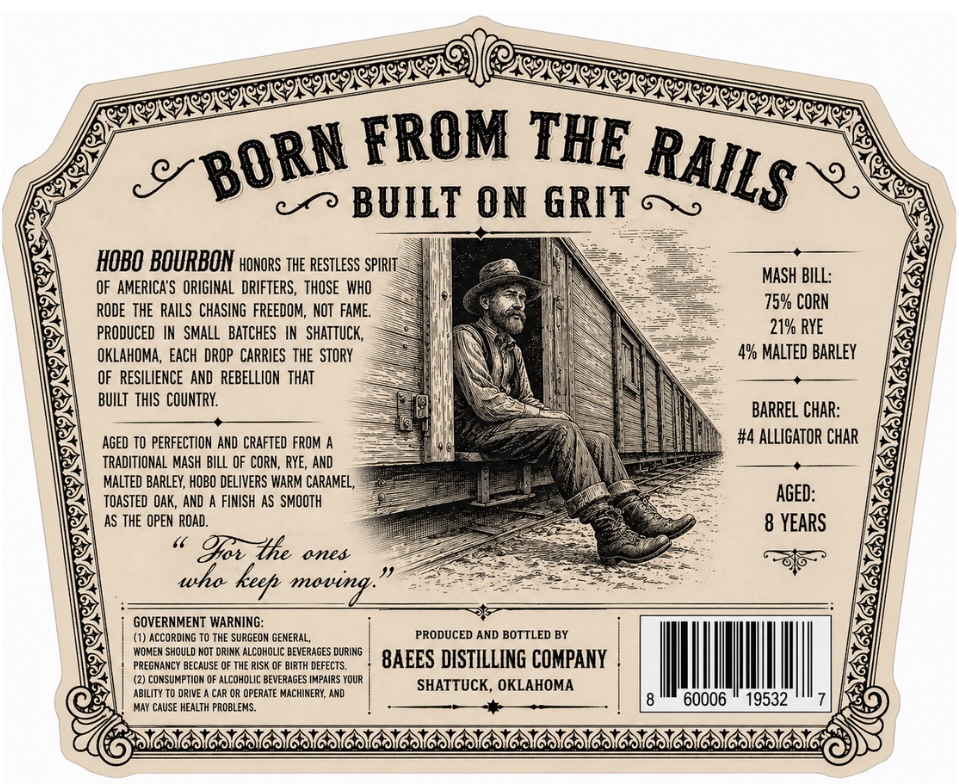 Hobo Bourbon label image 2
