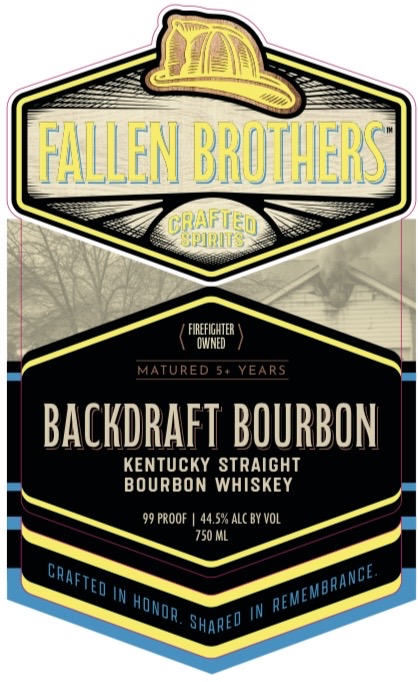 Fallen Brothers Crafted Spirits label