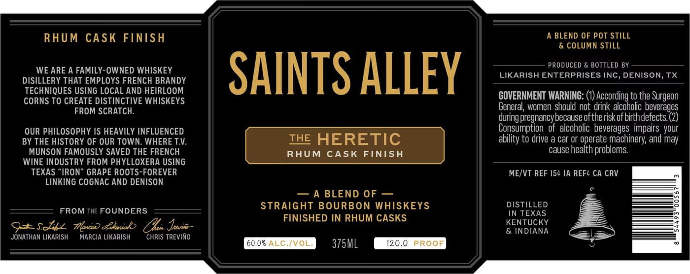 Saints Alley label