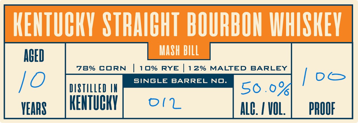 Old Steelhouse Distillery Blueprint Series Single Barrel label image 4