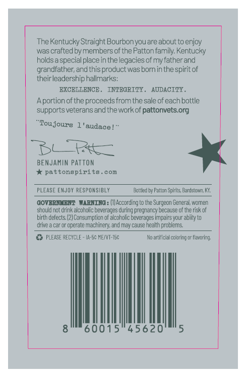 Patton label image 2