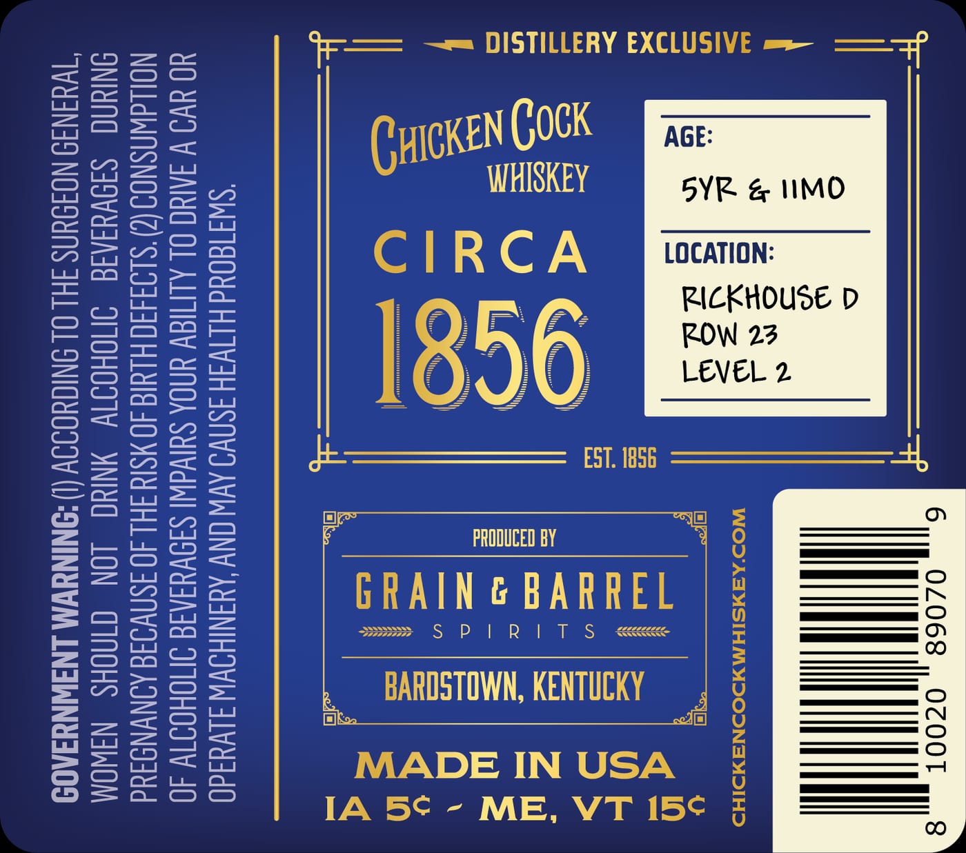 Chicken Cock label image 2