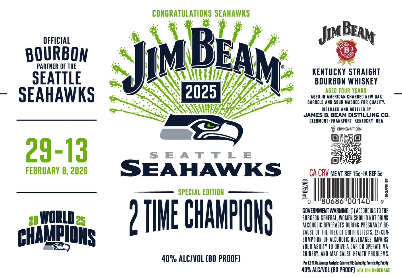 Jim Beam label