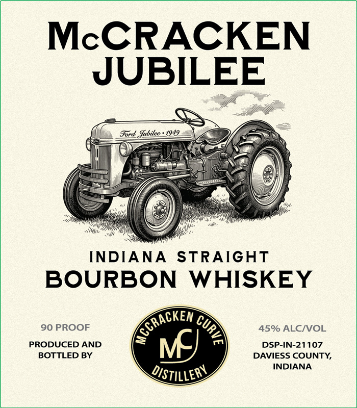 Mccracken Jubilee Bourbon label