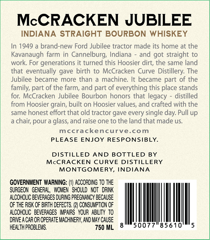 Mccracken Jubilee Bourbon label image 2