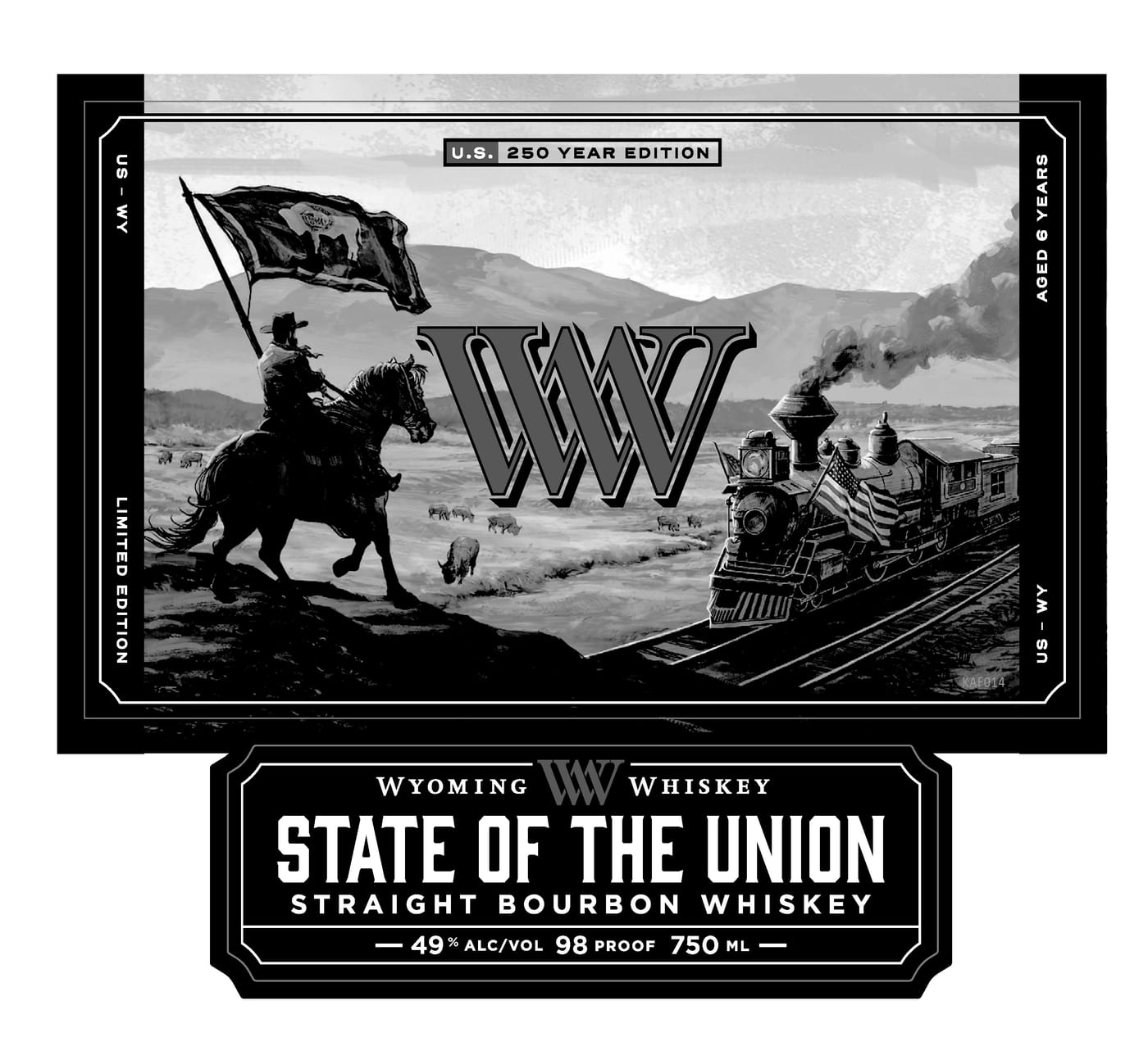 Wyoming Whiskey label