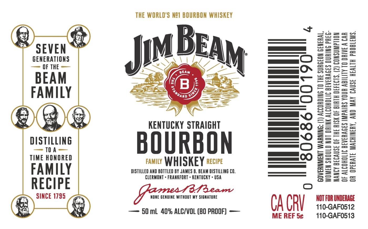 Jim Beam label