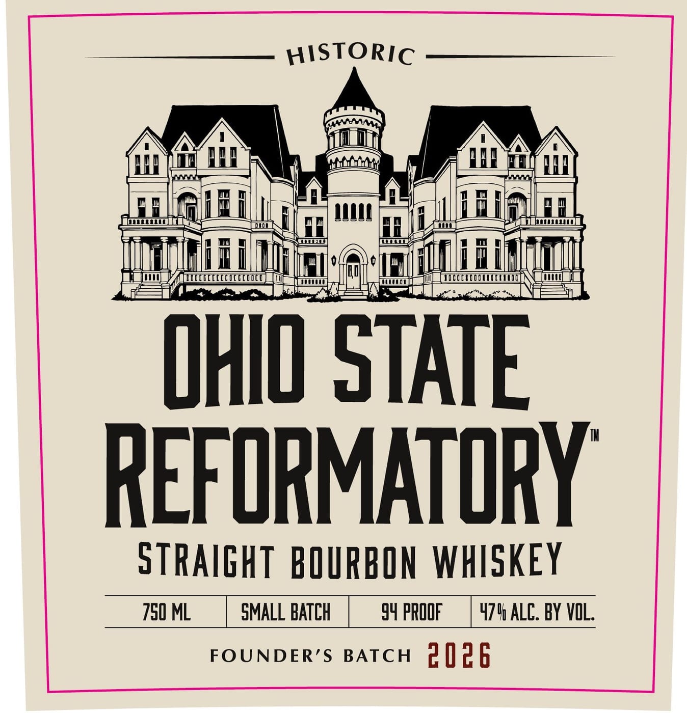 Historic Ohio State Reformatory label