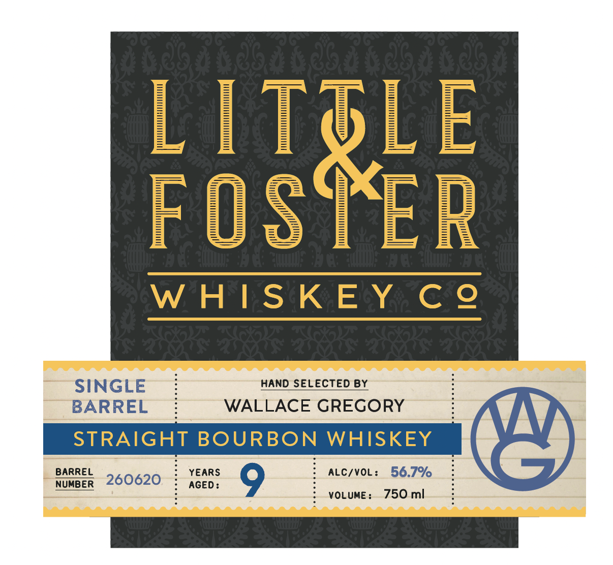 Little & Foster Whiskey CO label