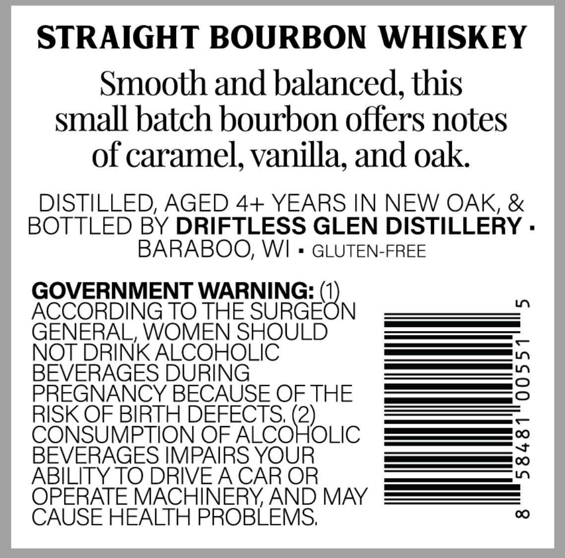 Waterfront Warehouse label