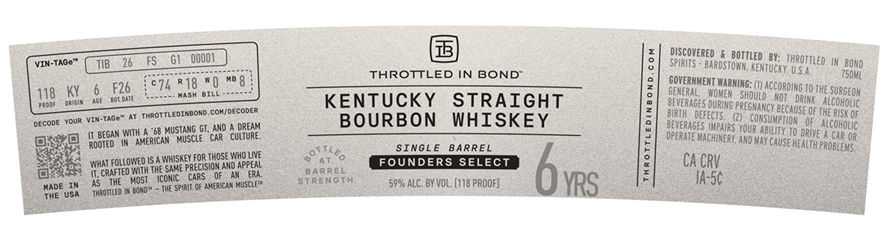 Throttled In Bond label
