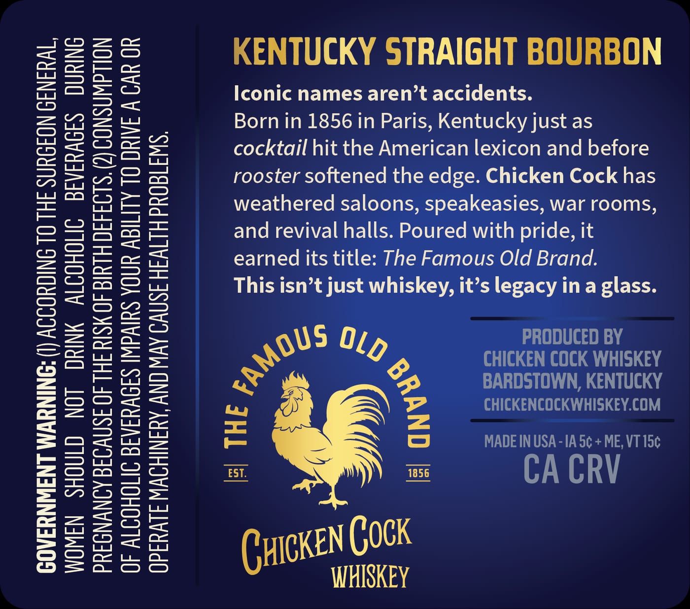 Chicken Cock label image 2