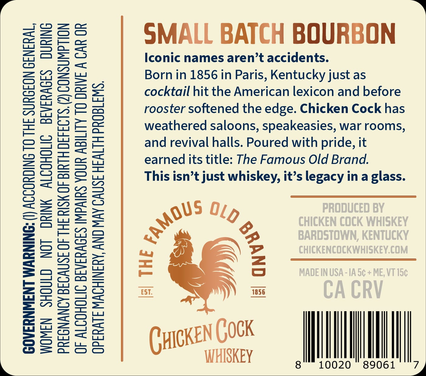 Chicken Cock label image 2