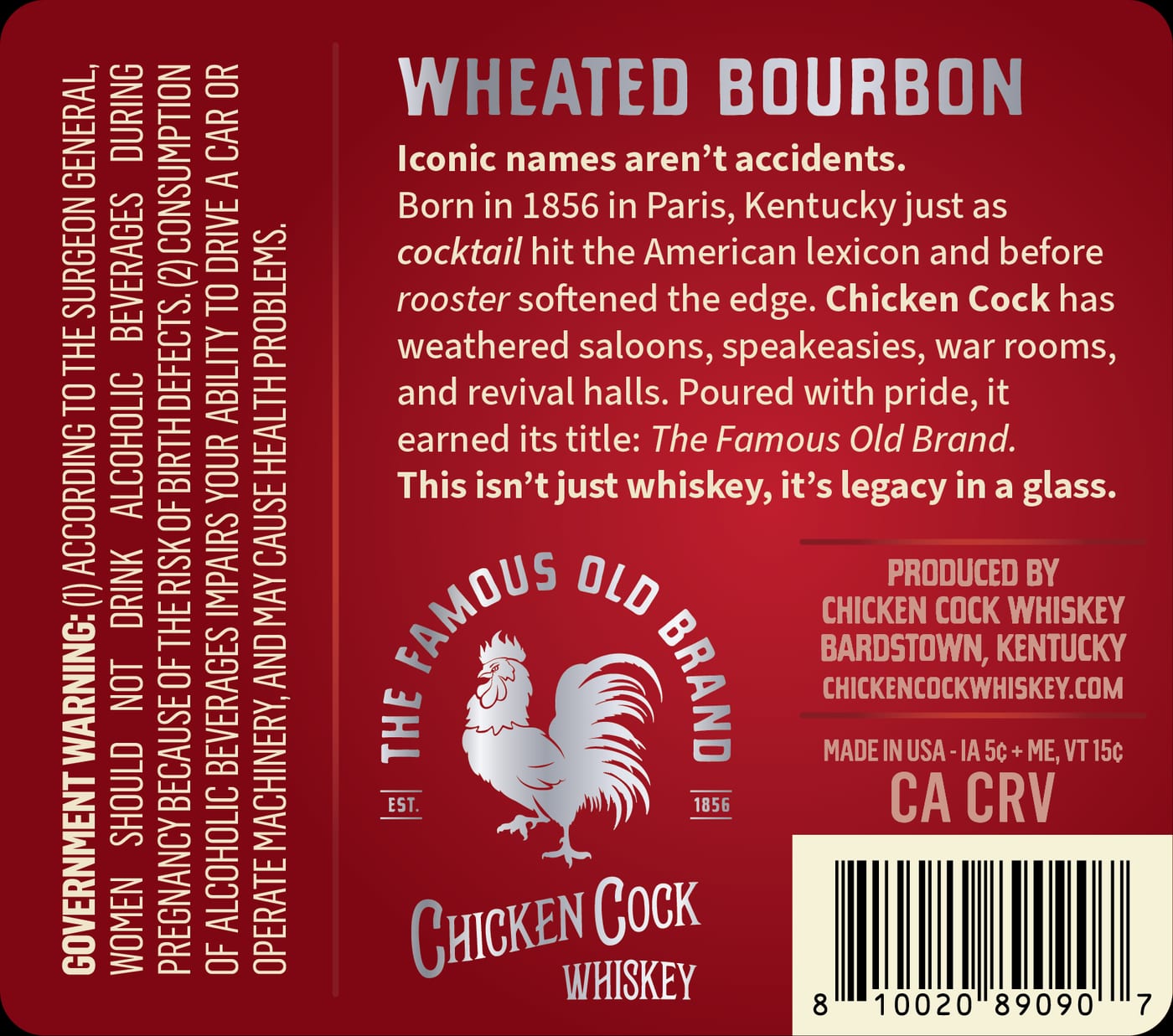 Chicken Cock label image 3