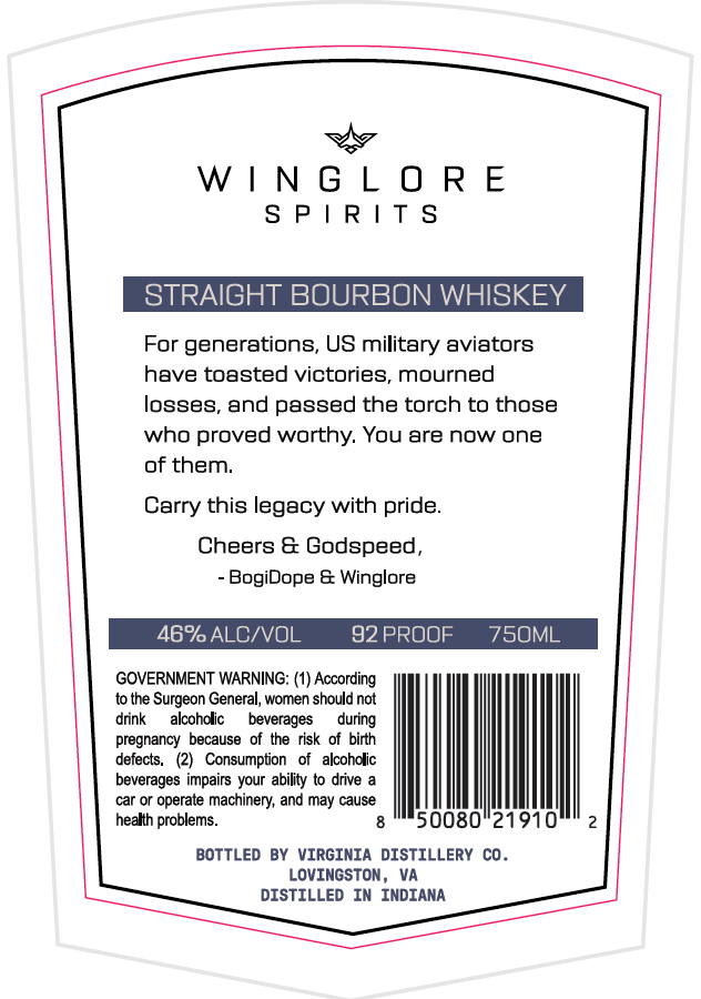 Winglore Spirits Upt Select label image 3