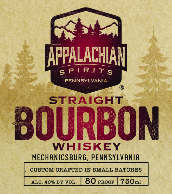 Appalachian Spirits label