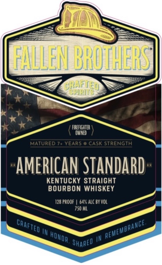Fallen Brothers Crafted Spirits label