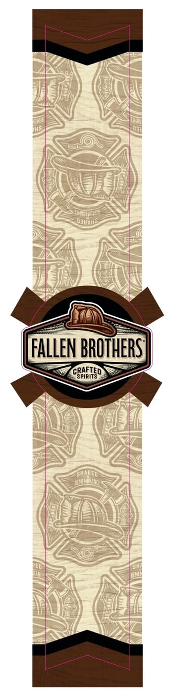 Fallen Brothers Crafted Spirits American Standard Kentucky Straight Bourbon Whiskey label image 3