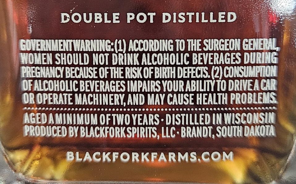 Blackfork Farms label image 3