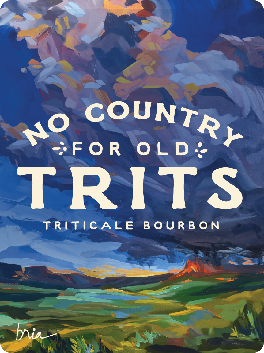 Pine Bluffs Distilling label