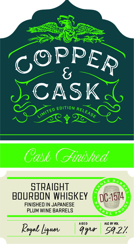Copper & Cask label