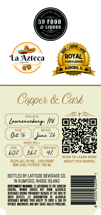 Copper & Cask Cask Finished label image 2