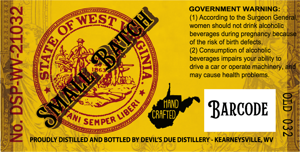 Devil's Due Distillery Distiller's Select Bourbon label image 2
