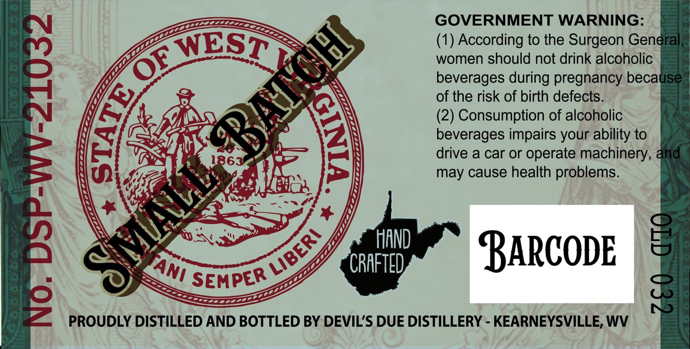 Devil's Due Distillery Prime Four Grain Bourbon label image 2