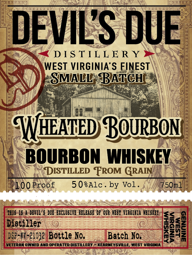 Devil's Due Distillery label