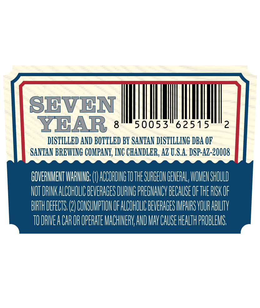Jacob Waltz American Single Malt Bottled In Bond Aged 7 Years label image 2