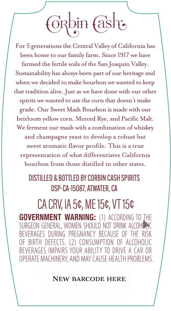 Corbin Cash label image 3
