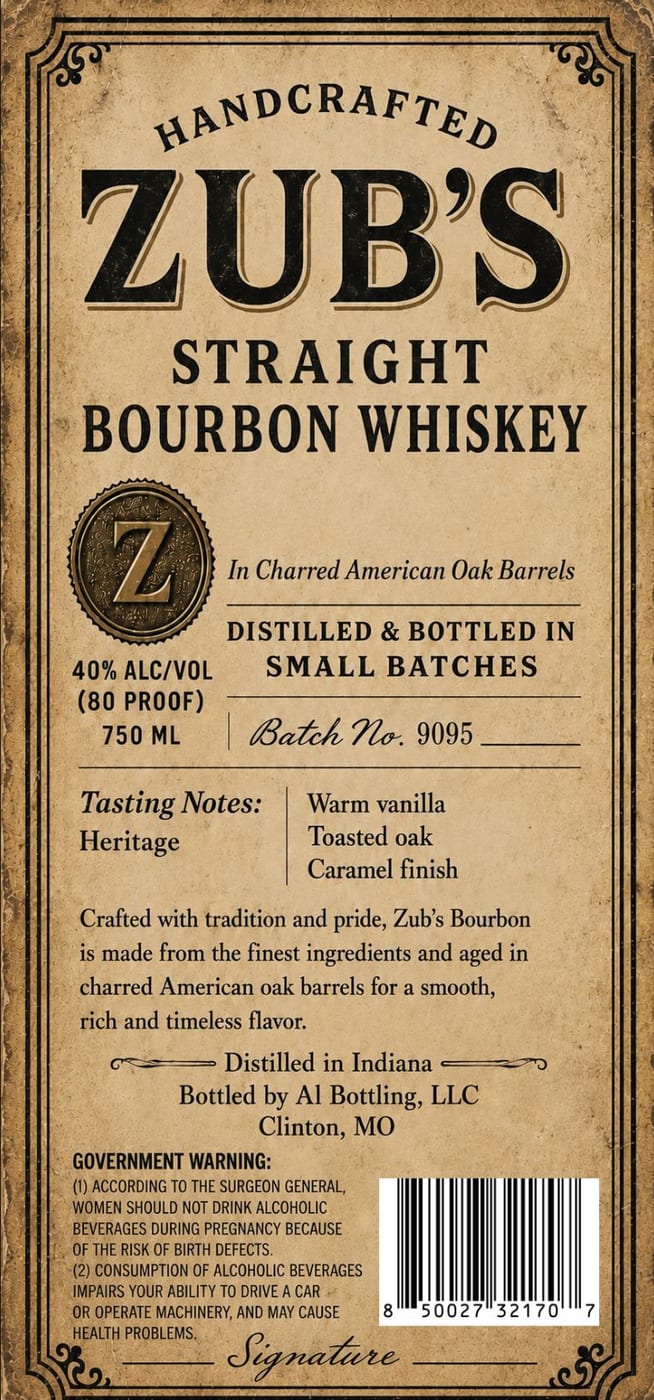 Zub's label
