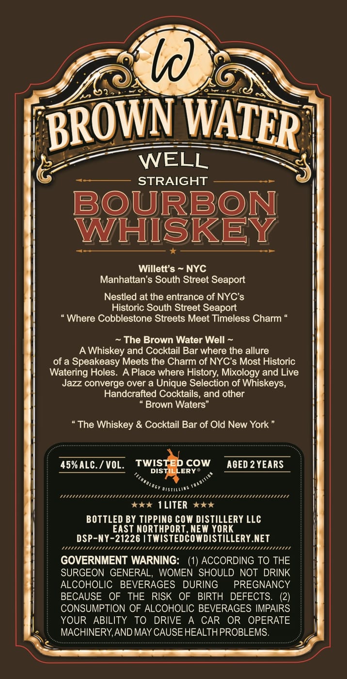 Brown Water label image 2
