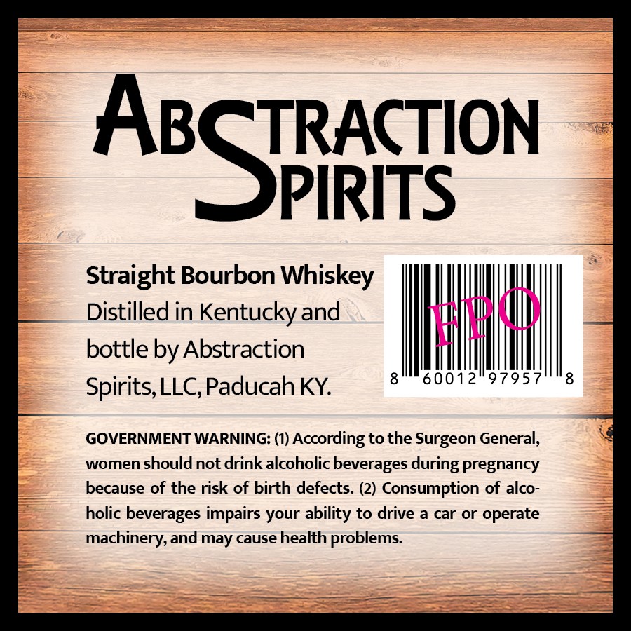 Abstraction Spirits Single Barrel label image 3