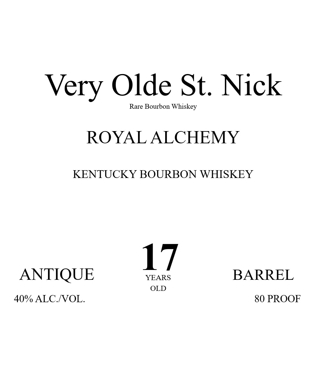 Very Olde St. Nick label