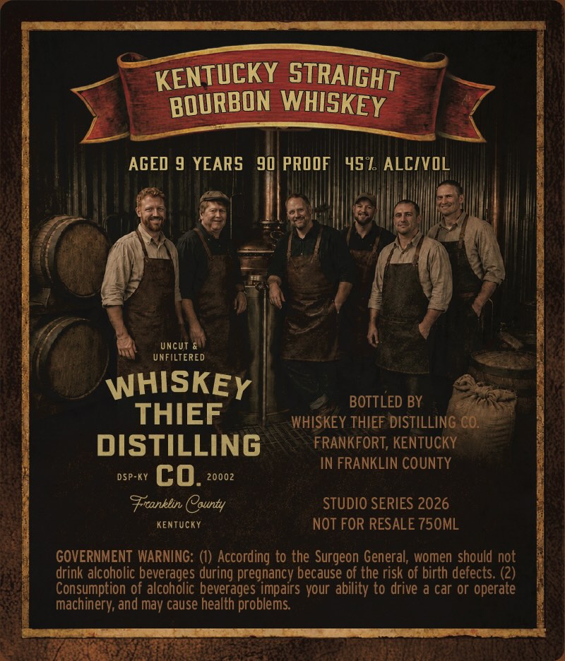 Whiskey Thief Distilling CO. Kentucky Aged label image 2