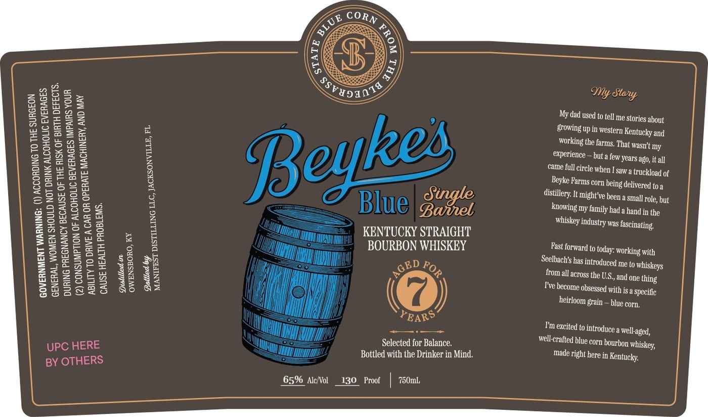 Beyke's Blue label