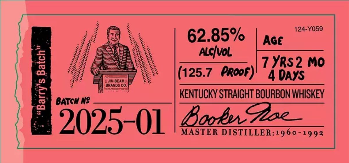 Booker Noe "barry's Batch" label image 2