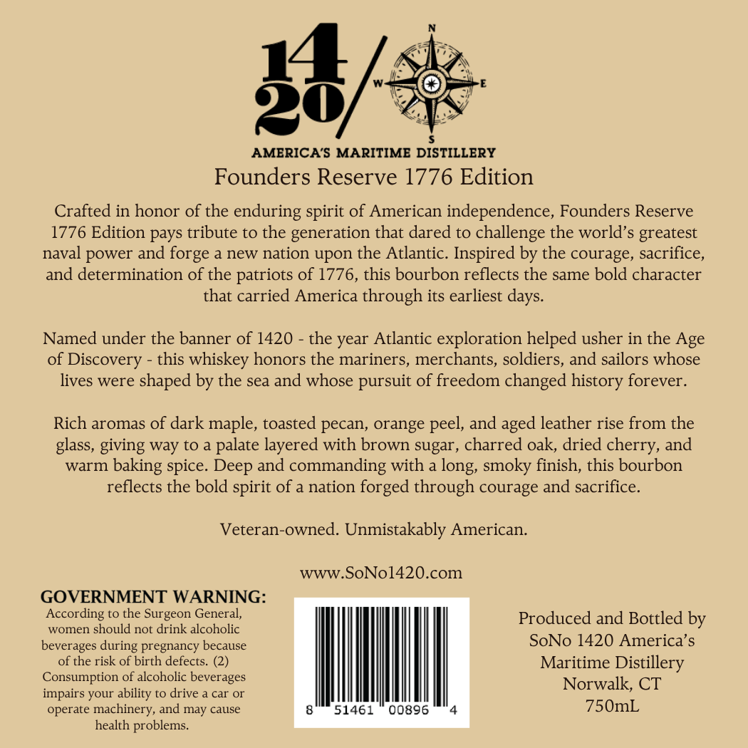 America's Maritime Distillery label image 2