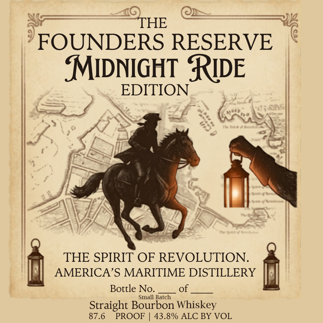 America's Maritime Distillery label