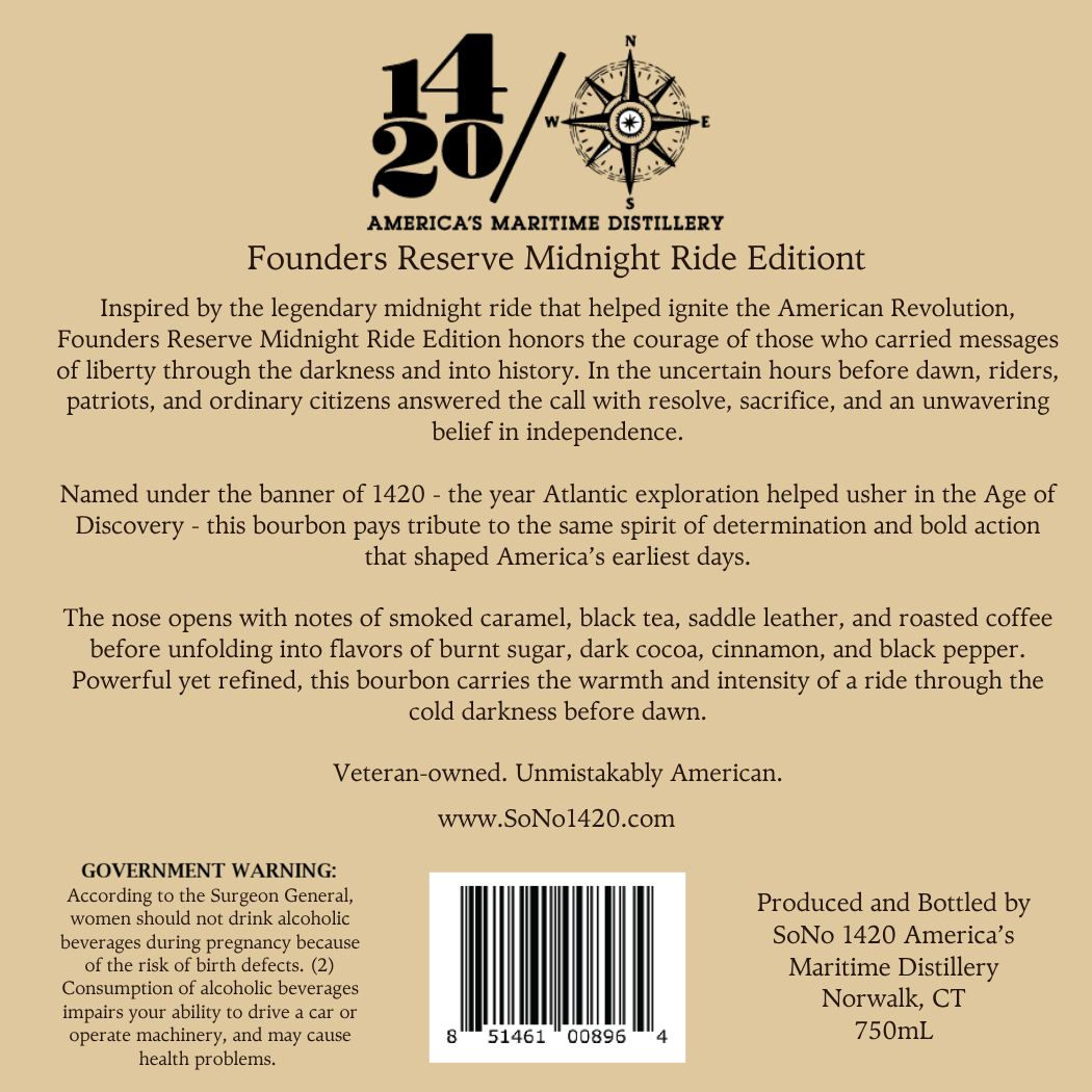 America's Maritime Distillery label image 2