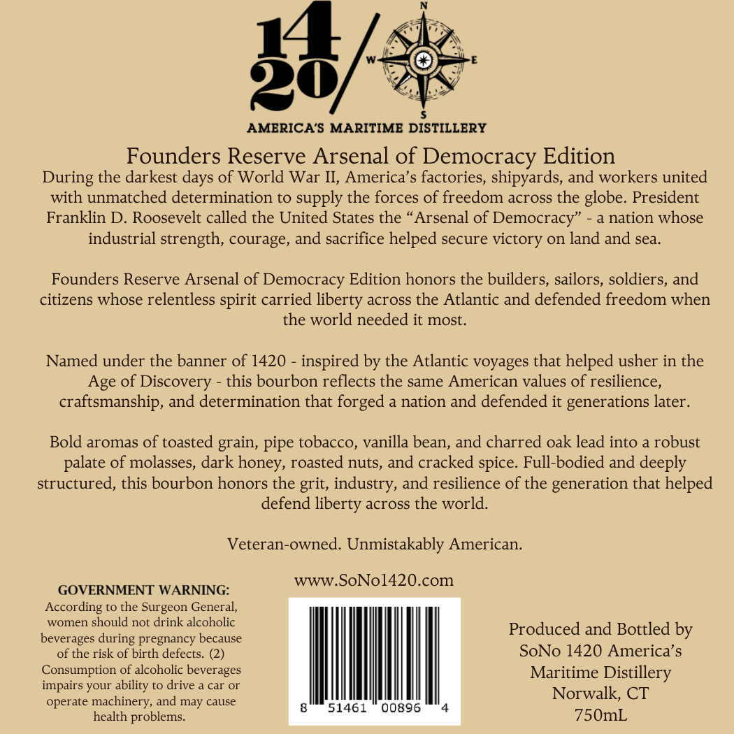 America's Maritime Distillery label image 2