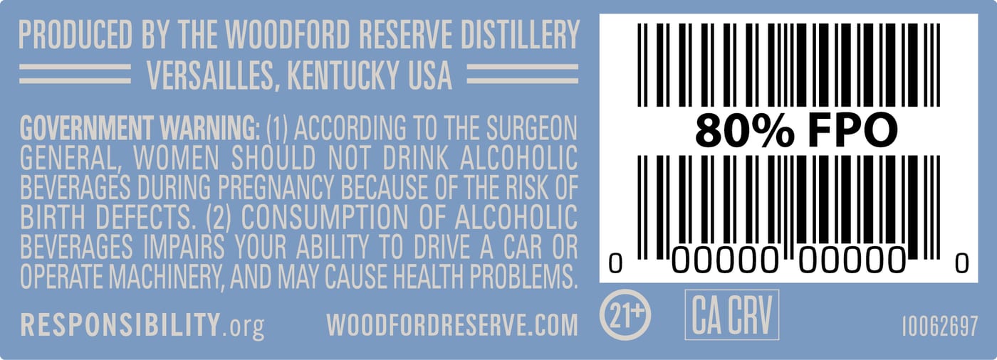 Woodford Reserve Holiday 2026 label image 3