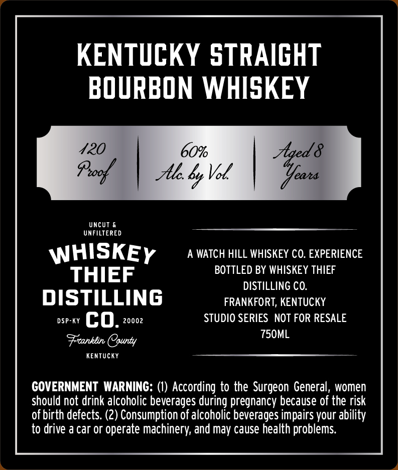 Whiskey Thief Distilling CO. Fisher Phillips label image 2