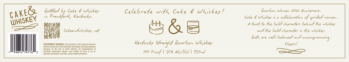 Cake & Whiskey label